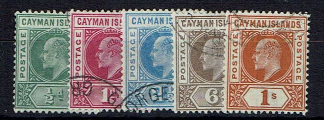 Image of Cayman Islands SG 3/7 FU British Commonwealth Stamp